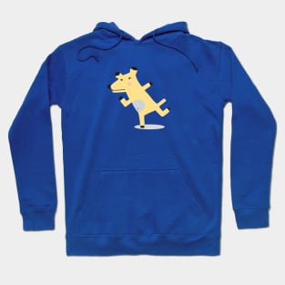 Running dog Hoodie